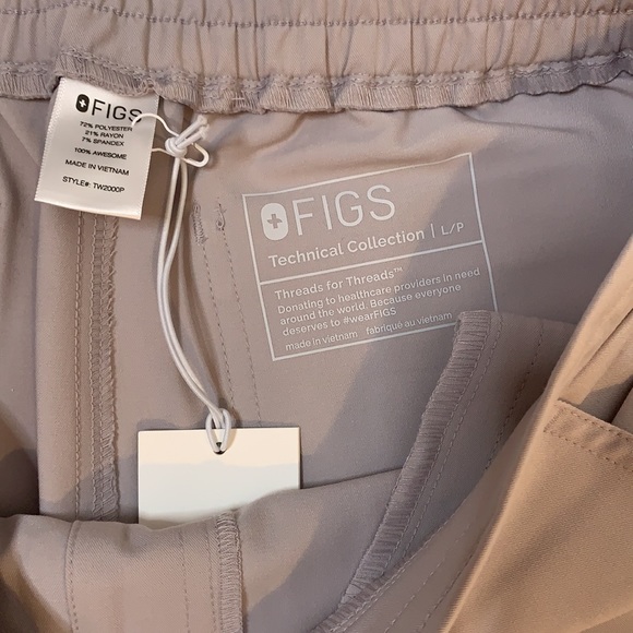 Figs Slate Yola Skinny scrub pants Petite Large - Picture 5 of 12